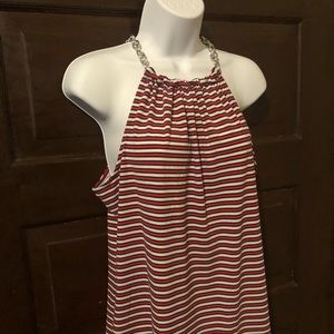 Michael Kors chain strap top NWT